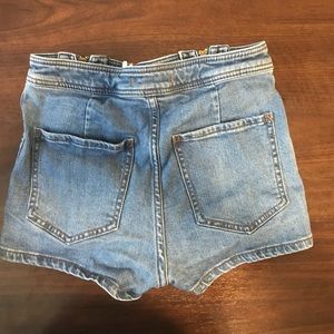 Free people denim shorts